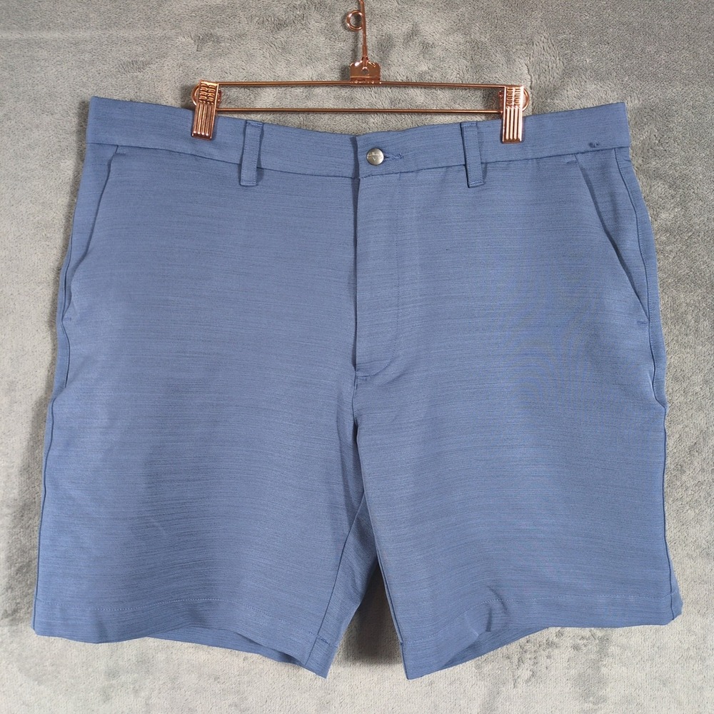 Callaway Mens Blue Heathered Performance Golf Shorts Size 36 Stretch Activewear
